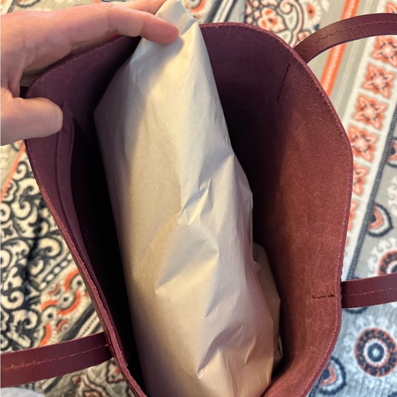 Portland Leather Large August Tote in Lollipop - Picture 9 of 12